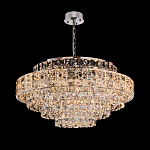 Люстра хрустальная в неоклассическом стиле на серебристом каркасе Majesty варинант исполнения - 5 | Loft Concept в Ижевске