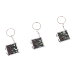 Зеркало брелок складное двухстороннее из натурального камня Серафинит Stone Mirrors варинант исполнения - 8 | Loft Concept в Ижевске