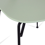 Стул на металлических ножках Travis Chair Green варинант исполнения - 5 | Loft Concept в Ижевске