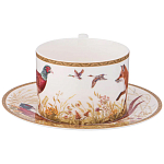 Чайная пара из фарфора 300 мл Hunting Porcelain Collection варинант исполнения - 2 | Loft Concept в Ижевске