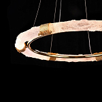 Люстра в форме кольца с золотым декором Warm Heavenly Light варинант исполнения - 6 | Loft Concept в Ижевске