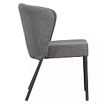 Стул серый с широкой закругленной спинкой Chair Gray Attractive варинант исполнения - 2 | Loft Concept в Ижевске