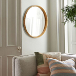 Зеркало круглое в раме из ротанга Wickerwork варинант исполнения - 6 | Loft Concept в Ижевске