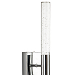 Бра со стеклянным плафоном хром Gileberte Glass Tube Wall Lamp Chrome варинант исполнения - 3 | Loft Concept в Ижевске