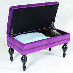 Мягкая банкетка с зоной для хранения Casket Violet варинант исполнения - 4 | Loft Concept в Ижевске