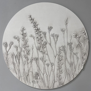 Панно Серые цветы