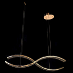 Люстра волнистой формы с фактурным хрустальным плафоном Light Delight варинант исполнения - 4 | Loft Concept в Ижевске