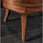 Прикроватный столик из дерева с 2-мя ящиками Moon Walnut Furniture варинант исполнения - 7 | Loft Concept в Ижевске