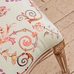 Стул из массива бука светло-зеленый с растительным орнаментом Raffael Angel Green Chair варинант исполнения - 4 | Loft Concept в Ижевске