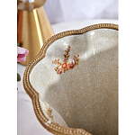 Ваза голубого цвета из фарфора с цветочным рисунком и бронзовой стрекозой Blue Garden варинант исполнения - 6 | Loft Concept в Ижевске