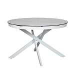 Стол обеденный раскладной круглый White Ceramic Table варинант исполнения - 2 | Loft Concept в Ижевске