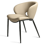 Стул обеденный кремовый из экокожи Futuristic Chair варинант исполнения - 1 | Loft Concept в Ижевске