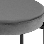 Табурет с мягким круглым сиденьем RIO Grey варинант исполнения - 3 | Loft Concept в Ижевске