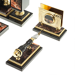 Настольный письменный набор из яшмы и долерита с декором в виде коня Manager Organizer варинант исполнения - 7 | Loft Concept в Ижевске