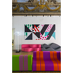 Дизайнерское кресло зеленое Poltronova Sofo Verosa Green Pink Armchair варинант исполнения - 17 | Loft Concept в Ижевске