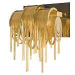 Бра с перфорированными металлическими дугами и цепочками 22 см Atlantis Chain варинант исполнения - 5 | Loft Concept в Ижевске