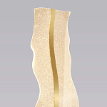 Торшер с изогнутым каркасом Golden Wave варинант исполнения - 3 | Loft Concept в Ижевске