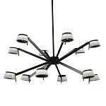 Люстра черного цвета на штанге Noir Supernova варинант исполнения - 1 | Loft Concept в Ижевске