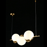 Люстра подвесная светодиодная Jagna 2 Gold and White варинант исполнения - 3 | Loft Concept в Ижевске