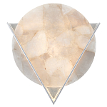 Бра светодиодное с диском из кварца Vendetta варинант исполнения - 1 | Loft Concept в Ижевске