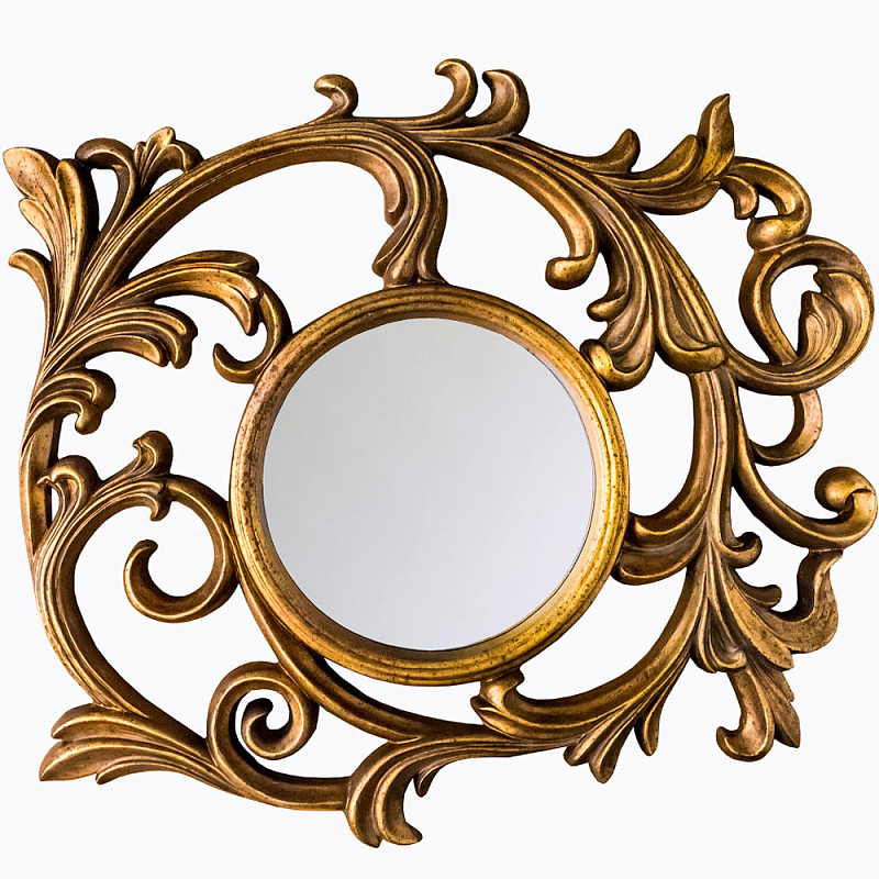 Зеркало настенное с рамой цвета античная бронза Classic Ornament Mirror Античная Бронза Зеркало в Ижевске | Loft Concept 