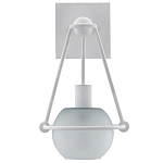 Бра белое с матовым стеклянным плафоном в форме шара White Lighthouse варинант исполнения - 3 | Loft Concept в Ижевске