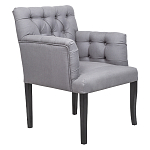 Кресло Addison Chic Armchair grey flax варинант исполнения - 1 | Loft Concept в Ижевске