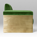 Эксклюзивный Диван в стиле Арт-деко Phoenix с элегантными латунными элементами  варинант исполнения - 2 | Loft Concept в Ижевске