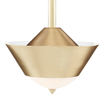 Подвесной светильник светодиодный конусообразный Сone Shaped Gold Pendant варинант исполнения - 2 | Loft Concept в Ижевске