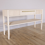 Дизайнерская Консоль с полкой и ящиком Primo Светлый дуб варинант исполнения - 2 | Loft Concept в Ижевске