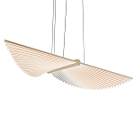 Люстра в виде распахнутых крыльев из тонких металлических планок Flight of Freedom варинант исполнения - 1 | Loft Concept в Ижевске