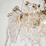Люстра с декором из текстурированного стекла Textured Glass Chandelier 6 варинант исполнения - 2 | Loft Concept в Ижевске