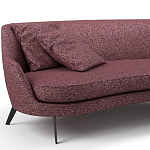 Мебельная ткань Шенилл фиолетовый цвет 138 см T4-25 варинант исполнения - 4 | Loft Concept в Ижевске