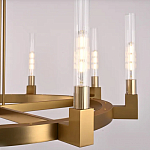 Люстра CANELLE Round Chandelier 8 Modern Brass варинант исполнения - 1 | Loft Concept в Ижевске
