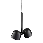 Подвесной светильник черный с 2-мя плафонами Pendant lamp Black варинант исполнения - 3 | Loft Concept в Ижевске