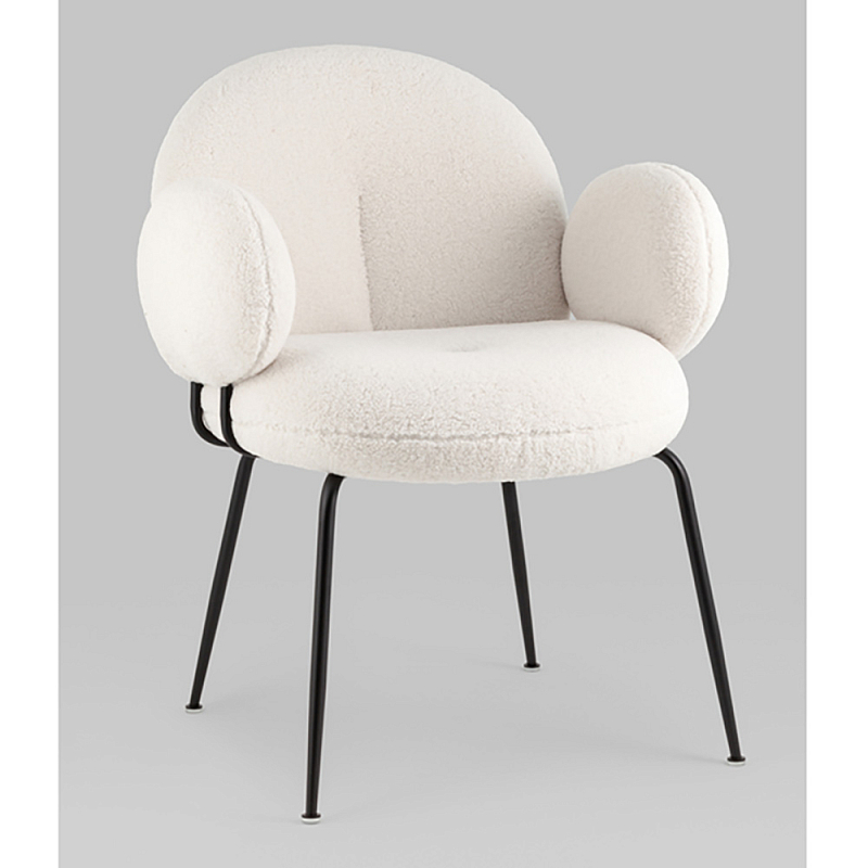 Стул Nina белый Белый Черный в Ижевске | Loft Concept 