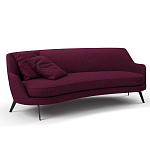 Мебельная ткань Шенилл фиолетовый цвет 138 см T4-27 варинант исполнения - 6 | Loft Concept в Ижевске