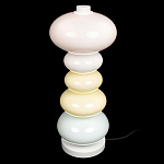 Настольная лампа из стеклянных сфер в пастельных тонах Высота 48 см Pastel Lunaria варинант исполнения - 3 | Loft Concept в Ижевске