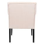 Кресло Addison Chic Armchair beige flax варинант исполнения - 2 | Loft Concept в Ижевске