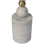 Торшер мраморный с белым абажуром Floor lamp Jewelry варинант исполнения - 2 | Loft Concept в Ижевске