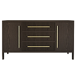 Буфет Primo с тремя ящиками и двумя фасадами Темный орех варинант исполнения - 9 | Loft Concept в Ижевске