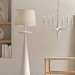 Торшер белый с фигурным каркасом Bleached Element варинант исполнения - 3 | Loft Concept в Ижевске