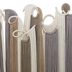 Настенный декор с бахромой белого и бежевого цвета Abstraction I варинант исполнения - 1 | Loft Concept в Ижевске