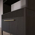 Стеллаж Primo с ящиками Темный орех варинант исполнения - 4 | Loft Concept в Ижевске