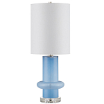 Настольная лампа из стекла с высоким абажуром Column варинант исполнения - 3 | Loft Concept в Ижевске