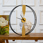 Часы настенные круглые из металла Mirror Tower Clock варинант исполнения - 3 | Loft Concept в Ижевске