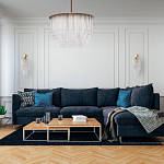 Бра с круглым основанием и длинными прозрачныи стеклянными трубками Nembus варинант исполнения - 8 | Loft Concept в Ижевске