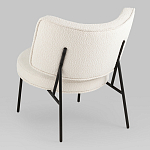 Мини-кресло District Lounge букле белый варинант исполнения - 3 | Loft Concept в Ижевске