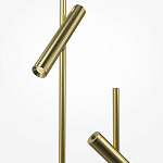 Напольный торшер светодионый золотой Lumen Duo варинант исполнения - 3 | Loft Concept в Ижевске