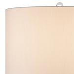 Настольная лампа стеклянная с тканевым абажуром Edges варинант исполнения - 2 | Loft Concept в Ижевске